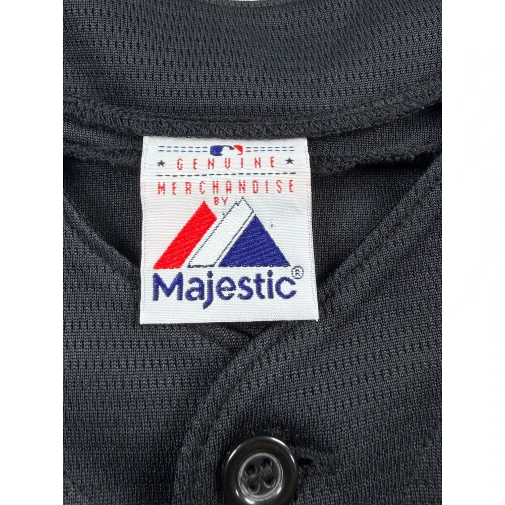 Colorado Rockies Majestic Youth Medium Black Purple MLB Baseball Jersey